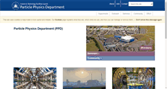 Desktop Screenshot of ppd.stfc.ac.uk